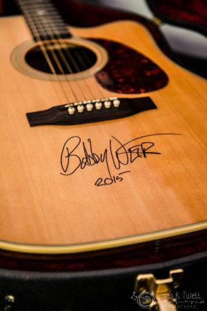 Bob Weir Signed Guitar @ Sound Summit 2015